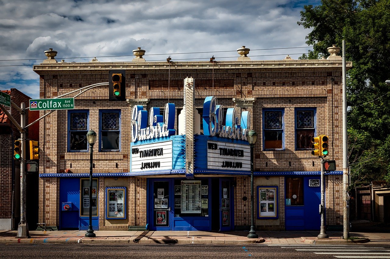 Le cinéma d'une petite ville des États-Unis