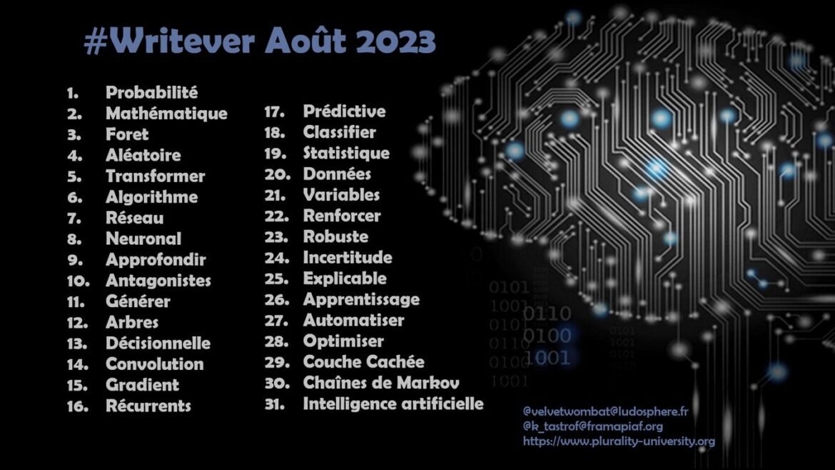 Défi d’écriture Writever de août 2023 : les consignes