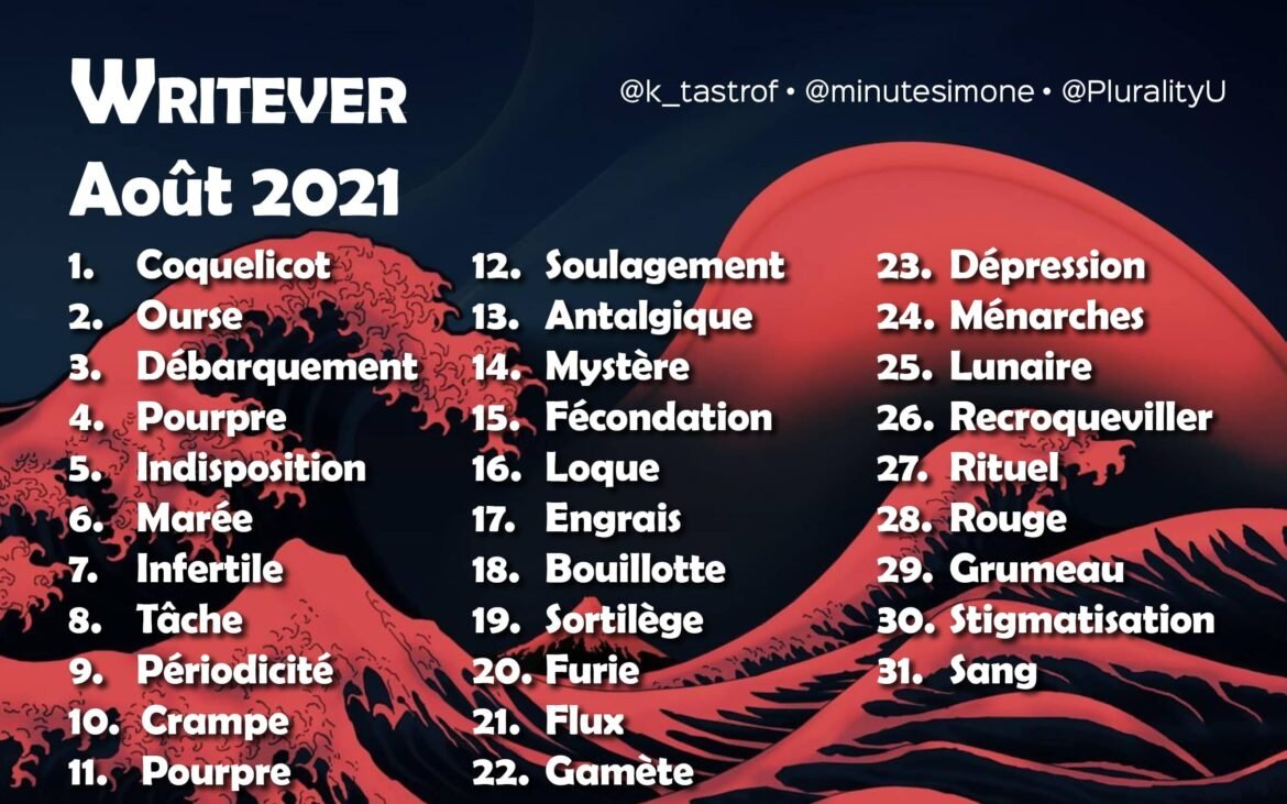 🚧 Défi d’écriture Writever de août 2021 : les consignes