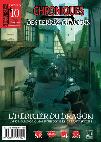 Couverture du Chronique des Terres Dragon 10 : L'héritier du dragon