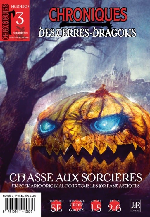 Couverture du Chronique des Terres Dragon 3 : Chasse aux sorcières