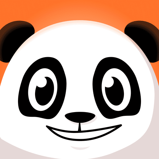 Le logo WeWard avec sa mascotte, le panda Wardy